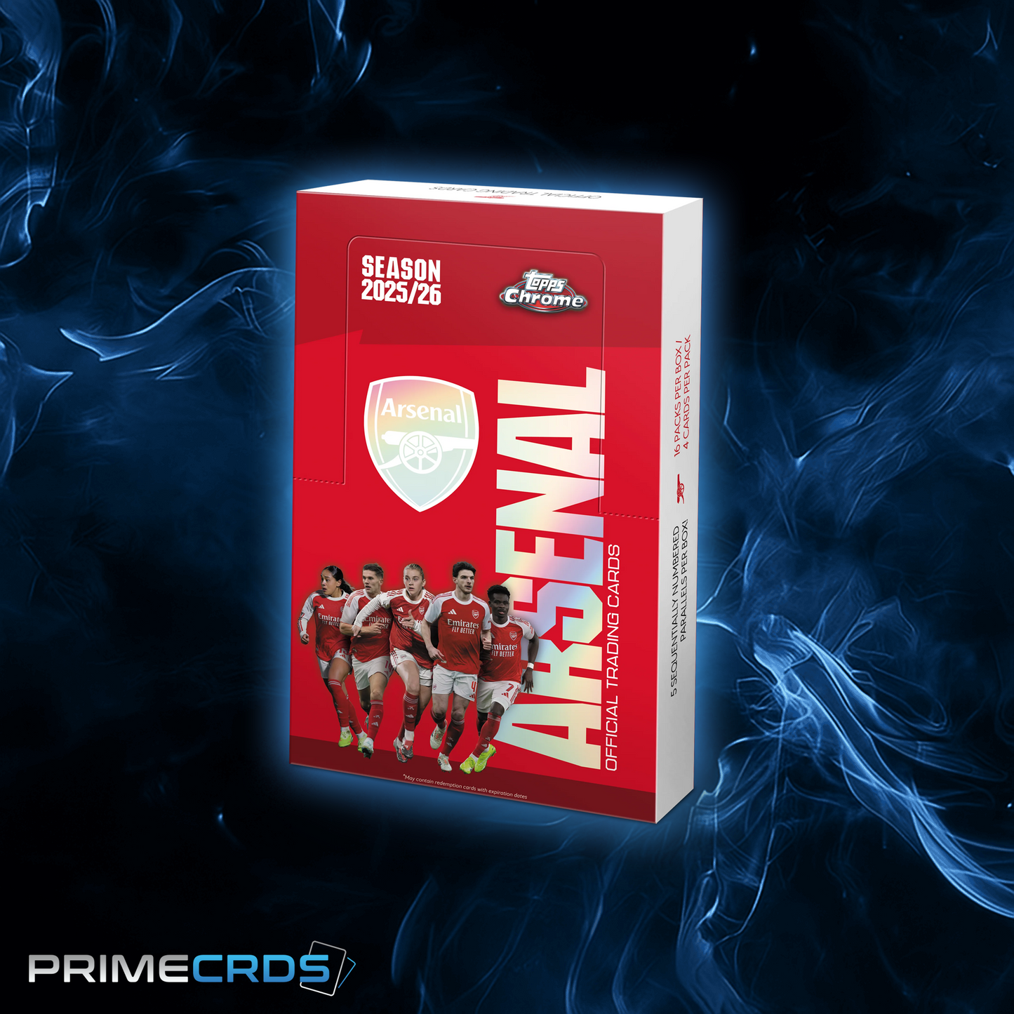 Topps Chrome® Arsenal 2025/26 - Hobby Box
