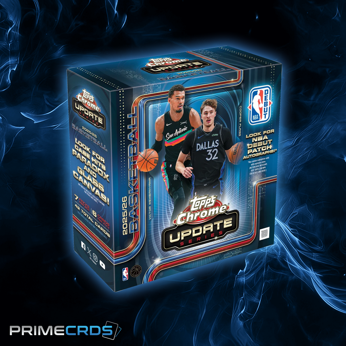 2025-26 Topps Chrome® Updates Basketball - Mega Box
