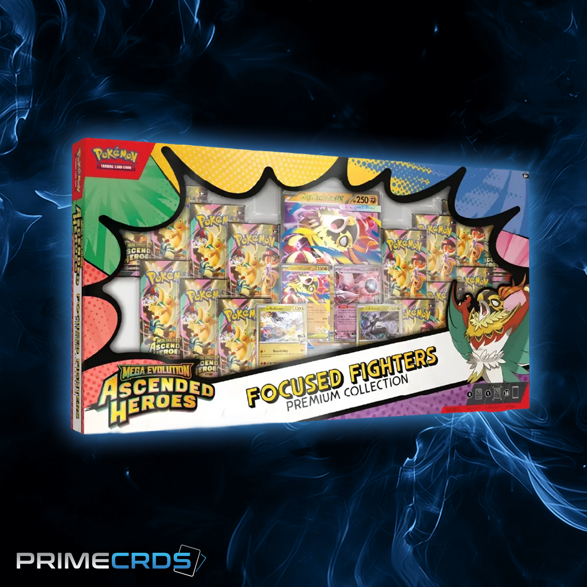 Pokemon TCG: Mega Evolution Ascended Heroes Focused Fighters Premium Collection
